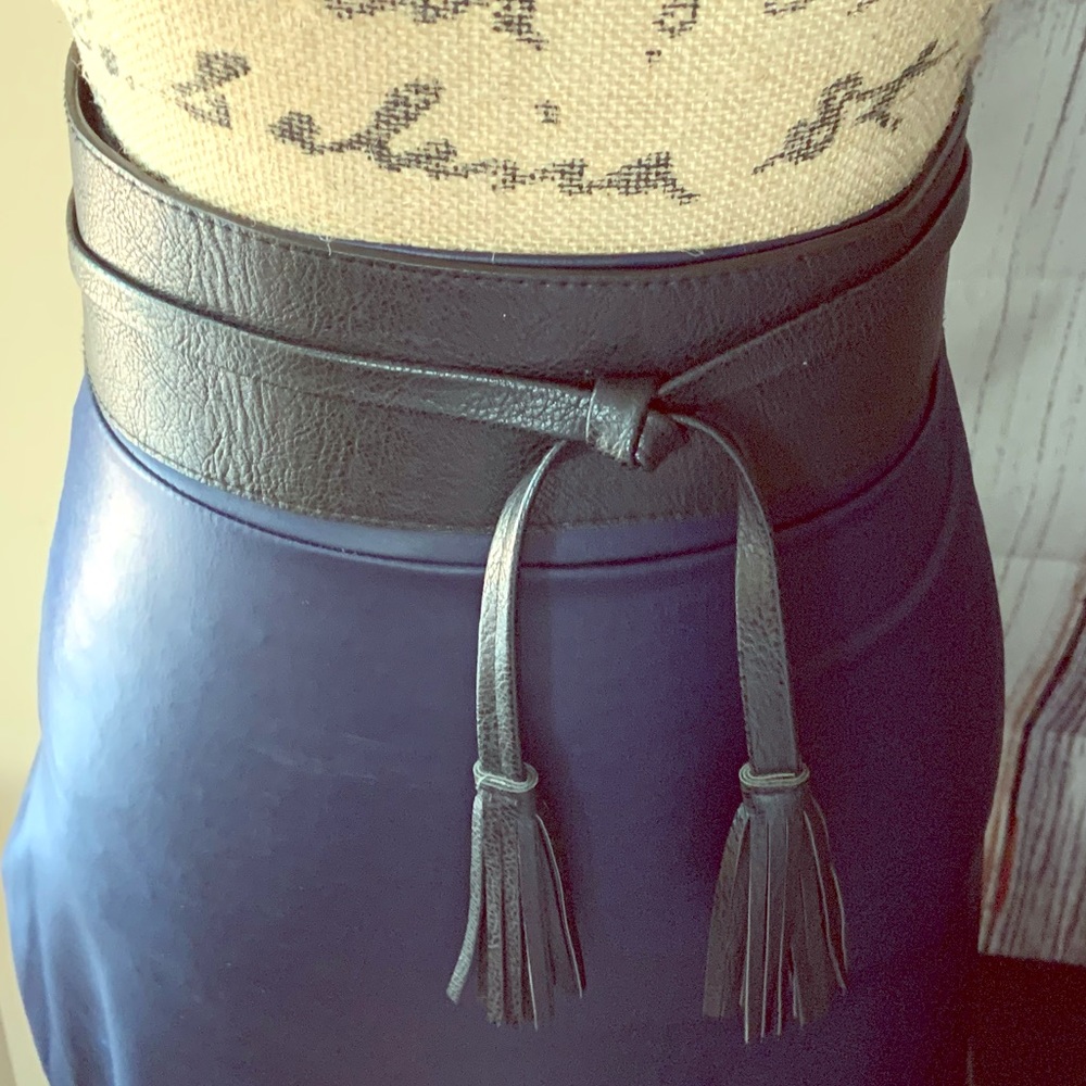 Black Tassel Belt